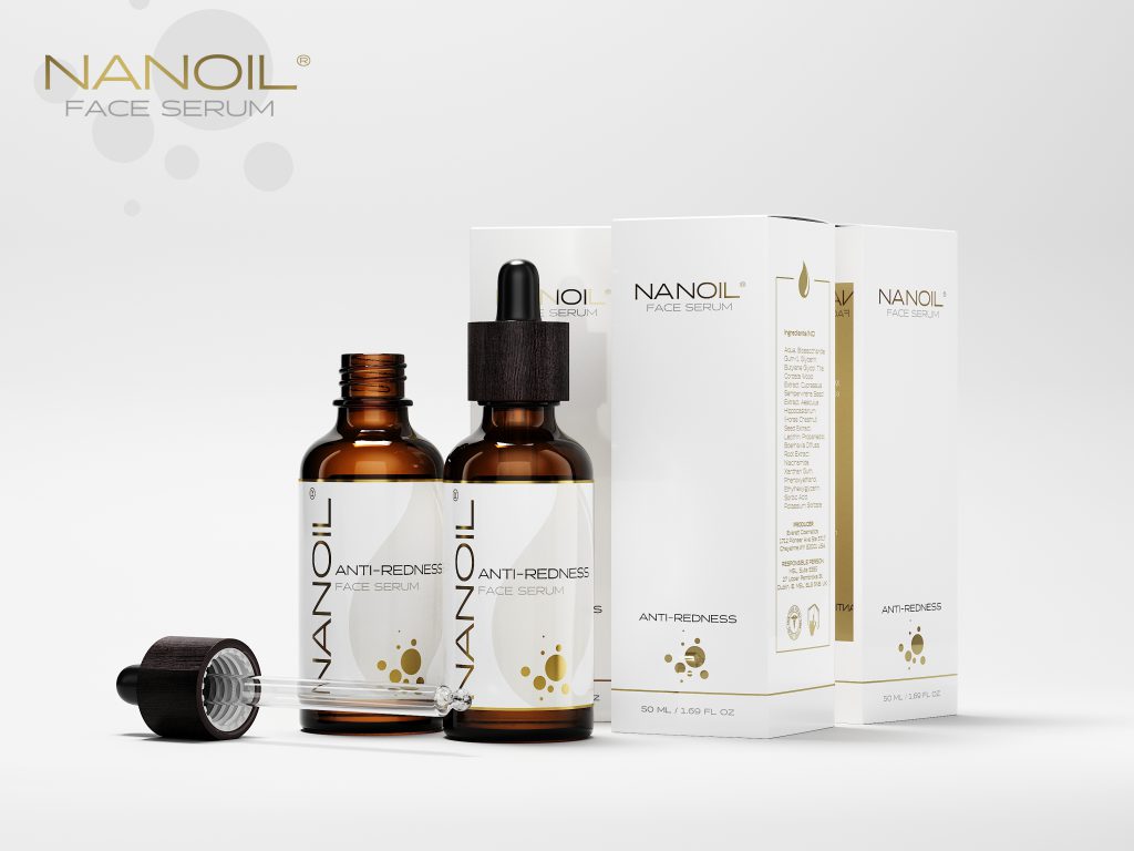 Serum für die Haut mit Neigung zu Couperose gegen Reizungen Nanoil
